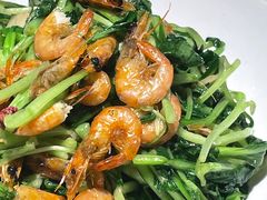 小河虾爆炒鸡毛菜-锦府盐帮·李宅(领展购物广场中关村店)