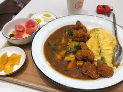 炸鸡块咖喱蛋包饭-池奈·咖喱蛋包饭(熙地港店)