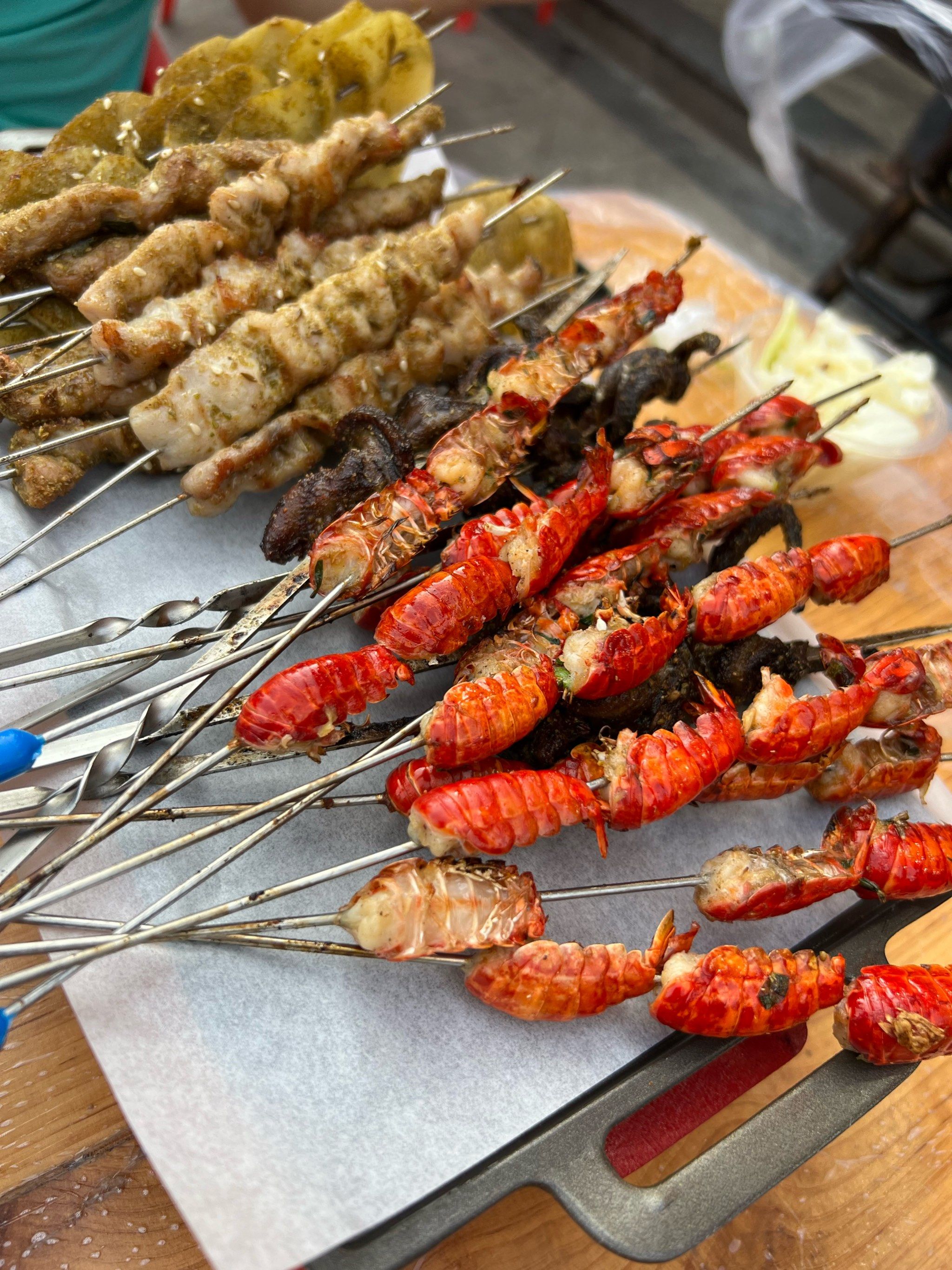 夏季最爱的烤虾球