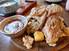 咸蛋黄鸡翅-小食院简餐厅
