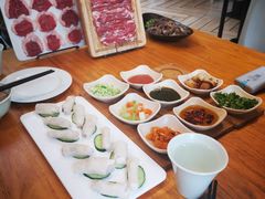 鲜切后腿站板肉-禾记花园涮肉餐厅