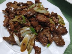葱爆羊肉-国庆烧麦馆