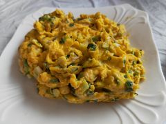 野葱炒蛋-山水之味·大鱼头·农家菜(张公洞店)