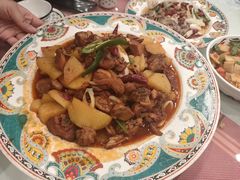 新疆沙湾大盘鸡-巴依老爷新疆美食(清华东门店)