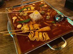 鱼饼火山炒年糕-包装马车·韩国料理·포장마차