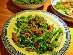 香菜拌腊鸭肠-醋果子炒大肠·老赣南客家菜(渔湾里店)