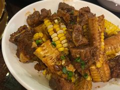 玉米烧排骨-刘胖子家常菜·蹄花焖藕(中南店)