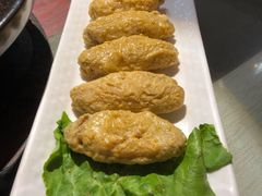 咸蛋黄碰撞鸡翅-手抄板凳江南菜(湖滨商业街店)
