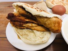 牛舌饼夹糖油饼-黑窑厂糖油饼烤鸭·清真菜(旗舰店)