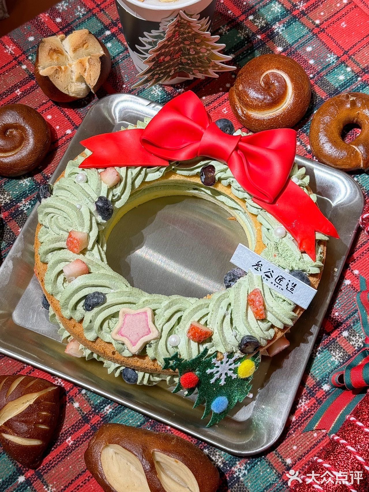 天津这家面包店圣诞气氛遥遥领先❗️