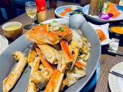 姜葱炒帝王蟹-蟹之国·精品蟹料理(极地店)