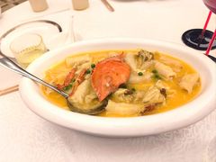金汤飞蟹烩花胶-品海楼·大连海胆锅贴馆(东港店)