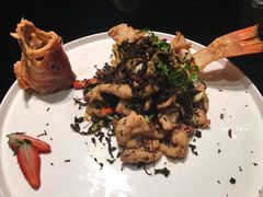 榄菜香煎石斑鱼-凤凰湘语·湘粤鲜融(浦东旗舰店)