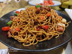 爆辣小公鸡炒面-望京一号·重庆江湖菜(工体店)