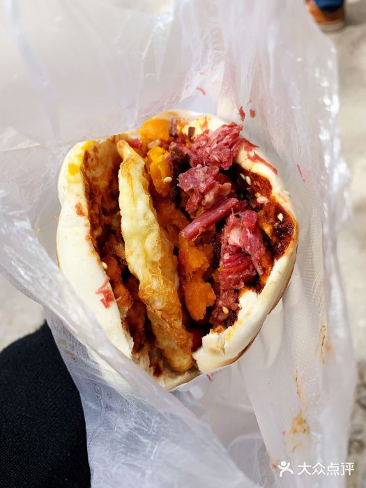 老马家马蓉蛋菜夹馍·腊牛肉夹馍(回民街店)图片