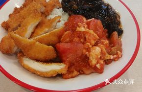 Traditional Chicken Cutlet Eggplant Rice