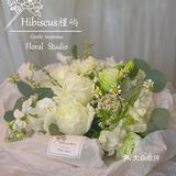 终于花材到了，加个班包花