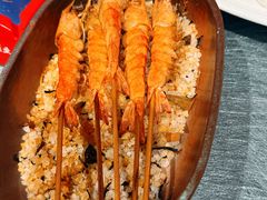 毛尖茉莉盐烤虾-蚝得喜海鲜(东城店)