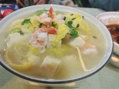 鲜虾白菜炖冻豆腐-渔娘渔家丹东海鲜(东直门店)