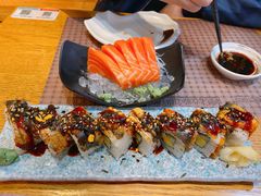 三文鱼刺身-林妈妈村·日式料理(宝山万达店)