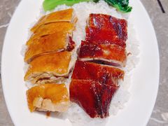 烧鹅腿双拼饭-新旺茶餐厅(恒隆广场店)