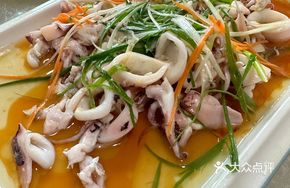 Scallion Oil Squid Tubes