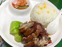 烧鸭拼叉烧饭-莅香岛港式餐厅(滨江道店)