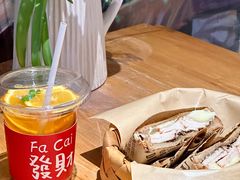 香橙茉莉冰茶-萤火虫咖啡(后海店)