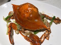 葱姜烧梭子蟹-煲王粤菜餐厅(中侨中心店)