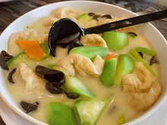 胜瓜鲜竹浸鱼腐-横琴公社餐厅