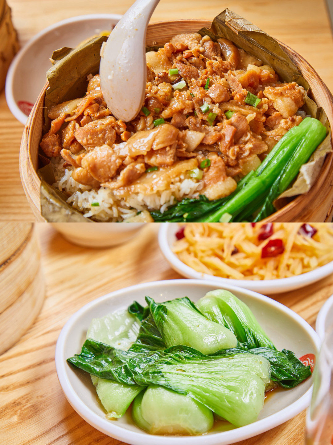 美味的面豉蒸花腩荷叶饭,一口下去超满足!