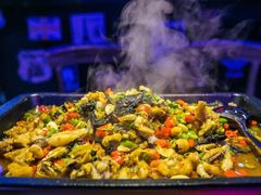 炭烧牛蛙平锅紫苏味-蘭奢雅集·江浙菜(青山江滩店)