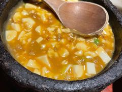 石锅鸡汤豆腐-绿茶餐厅(松江万达店)