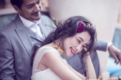 俏皮可爱-巴黎婚纱摄影工作室