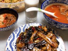风味茄条-渔记熏肉大饼