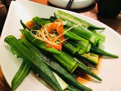 白灼秋葵-云海肴·汽锅鸡·云南菜(美罗城店)