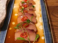 Hamachi Carpaccio-Hot Stone, Angel, Islington