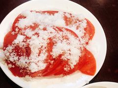 糖拌西红柿-玫瑰红烤羊排(北新桥三条店)