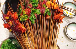 Beef and Coriander Skewers
