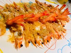 蒜蓉蒸开边虾-桥东喜碧海鲜街(水东街店)
