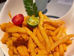 蛋黄焗薯条-卯时·龙光雅宴·精致锡帮菜(惠山古镇店)