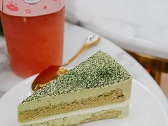 抹茶奶酱蛋糕-猪盟咖啡店(玖洲道店)