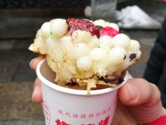 水果馅梅花糕-瞻园面馆鸭血粉丝汤(老门东店)