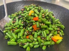 榄菜炒豆角-顺风山庄(水濂山店)
