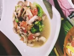 上汤西兰花-绿茶餐厅(华联万柳店)