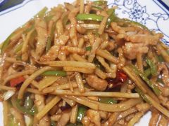 青椒春笋肉丝-珍巷福地四合院菜馆(复兴门店)