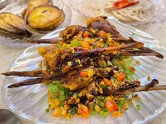 椒盐鸭下巴-白仁仔· 活烤海鲜 宵夜(豫园店)