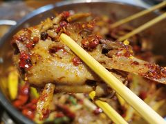 爆辣干锅鸭头-安诚居干锅鸭头(八角店)