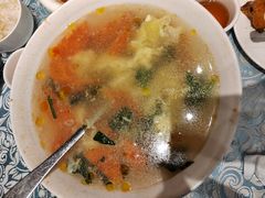 番茄蛋花汤-巴扎美食·新疆菜·西域歌舞表演餐厅(新疆大厦店)