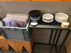 餐具摆设-研途咖啡馆(健康路店)